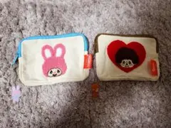 Monchhichi ポーチ2つまとめ売り チムたん モンチッチ