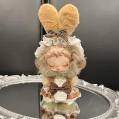 POPMARTスカルパンダ インプレッショニズム ウサギ耳着せ替え服 2点セット