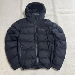 美品モンベルGORE-TEXパーマフロストライトダウンパーカ Men'sM黒