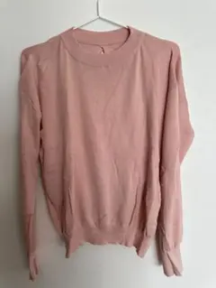 Spick and Spanピンク ニット バックオープン 長袖