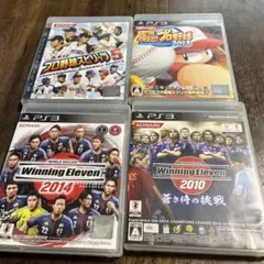 PS3ソフト　パワプロ　プロスピ　ウイイレ　4点セットのサムネイル
