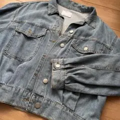 Bershka デニムジャケット ライトブルー EUR S