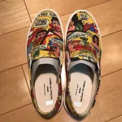 ギャルソン   キューバ柄　スリッポン