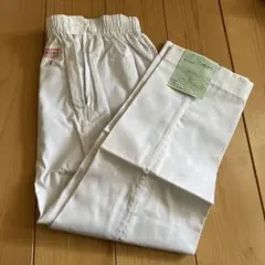 体操服 トレーニングパンツ 130サイズ 白