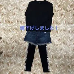 女の子用　トレーナー＆ショーパン＆レギンス　3点セット