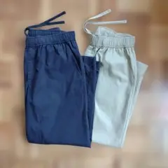 UNIQLO イージーパンツ Lサイズ ブラック・ベージュ