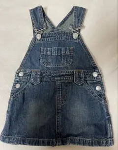 ジャンパースカート　デニム　ベビー　80