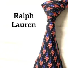 ラルフローレン　Ralph Lauren ネクタイ　星条旗　アメリカ国旗のサムネイル