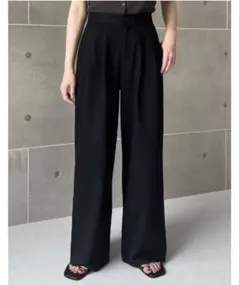Re:EDIT 神山まりあさん着用 コットンツイルダブルタックルーズパンツ 新品