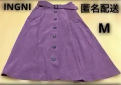美品 INGNI スカート M ピーチスキン M ミモレ丈
