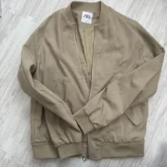 ZARA ベージュ ジャンパー Lサイズのサムネイル