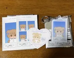 mikko popup 証明写真 ステッカー アクリルキーホルダー ラテ 3点