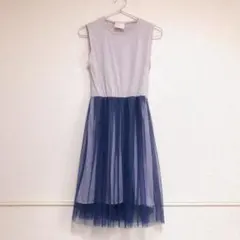 ♡SENCE OF PLACE バイカラー　切り替え　シフォン　ワンピース♡