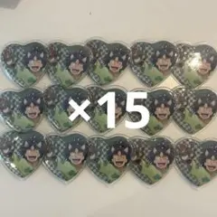 忍たま乱太郎 キデイランド KIDDY LAND ハート缶バッジ 七松小平太