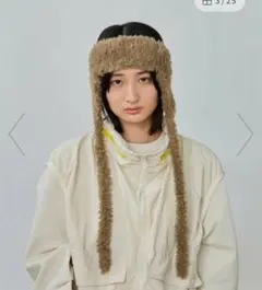 OVERRIDE KNIT FURRY FLAPBAND / オーバーライド