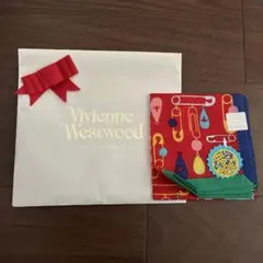Vivienne Westwood ハンカチ レッド・マルチカラー