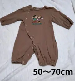 futafuta ミッキー　ミニー　ロンパース　ベビー　50〜70cm