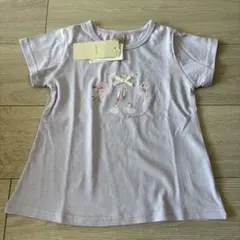 petit main バレリーナ刺繍 Tシャツ110サイズ