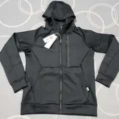 ⑮mizuno フード付きパーカー ブラック S