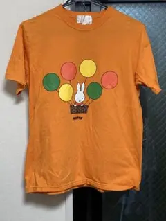 ミッフィー 風船デザイン Tシャツ M オレンジ