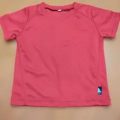 キッズ用 レッド 半袖Tシャツ 110cm スポーツウェアのサムネイル
