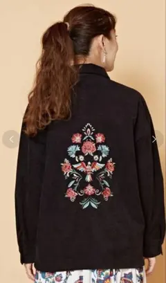 チャイハネ　パローマ刺繍　長袖シャツのサムネイル