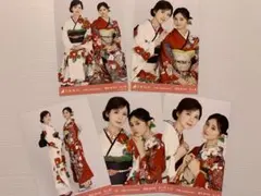 井上和 筒井あやめ 20th Anniversary 成人式 生写真 5種コンプ