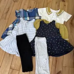 ベビー服 まとめ売り 80cm ワンピース レギンス