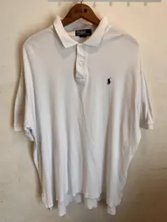 ポロラルフローレン ポロシャツ　XL ホワイト