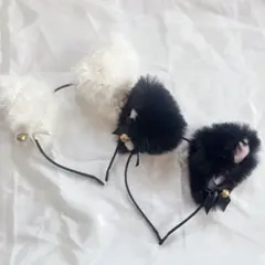 「新品」猫耳カチューシャ 2つセット