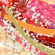 C05 正絹 留袖 桜 楓 華 野鳥模様 落款 着物 - メルカリ