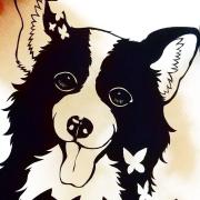 ペット 切り絵 オーダーページ オーダーメイド 募集 犬 猫 蝶 シルエット メルカリ