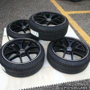 中古】AINOSアルミホイール15インチ 5.5J +50 4/100 スタッドレス4 