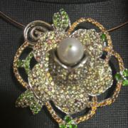 ミステリーセッティング￼ BLUE SAPPHIREフラワーモチーフリング15 