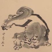 ミッソーニ 千鳥格子 コート ニット 切り替え aライン ステンカラー  