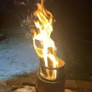 焚き火ん
