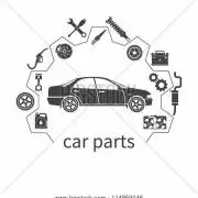 CAR PARTS車の部品屋の画像