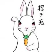 白うさぎの画像
