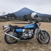GS400 WING管 ウイング管 ハス切り 艶消し黒 吸い込み ザリ ゴキ