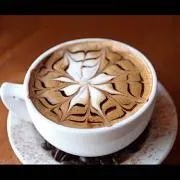 白バラコーヒーの画像