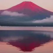赤富士の画像