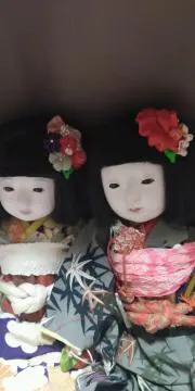 市松人形 昭和初期 42cm12号 星光 - メルカリ