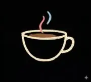 ぬるいコーヒーの画像