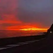 夕日の画像