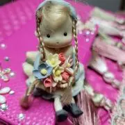 着物リメイク　リップル浴衣のふんわりワンピース（枝花文） 着物リメイク リップル浴衣のふんわりワンピース（枝花文） - メルカリ