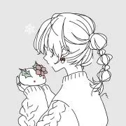 雪うさぎの画像