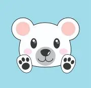 保育教材★しろくま★の画像