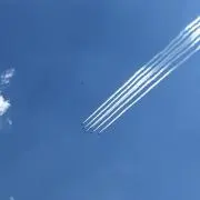 ひこうき雲の画像