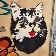 ヘンなネコの画像