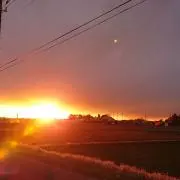 夕日